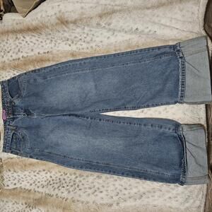 EDIKTED Vesper Cuffed Wide Leg Jeans M